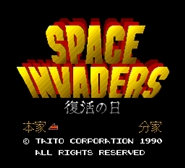 Space Invaders Fukkatsu No Hi