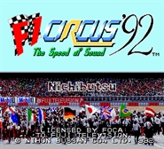 F1 Circus 92 – The Speed of Sound